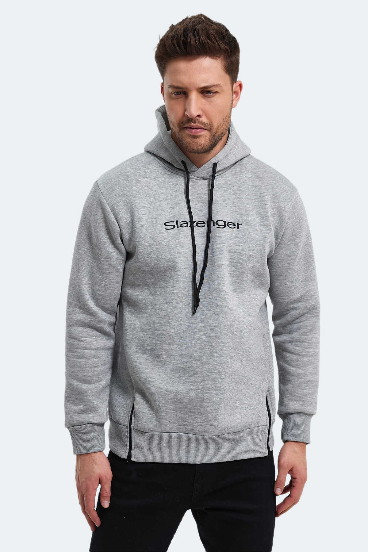 Slazenger - Slazenger KOBA Erkek Sweatshirt Gri