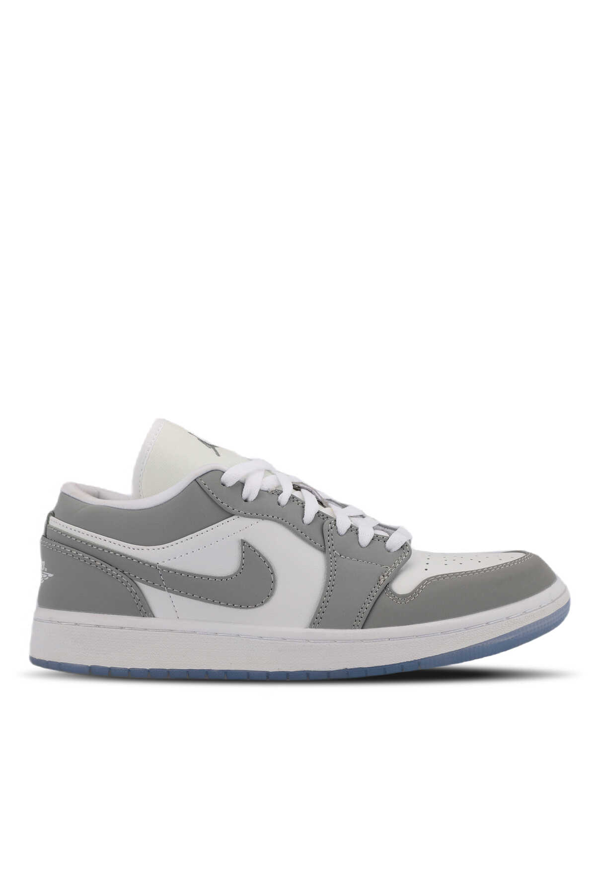 Nike - Nike AIR JORDAN 1 LOW Erkek Sneaker Ayakkabı Beyaz / Gri