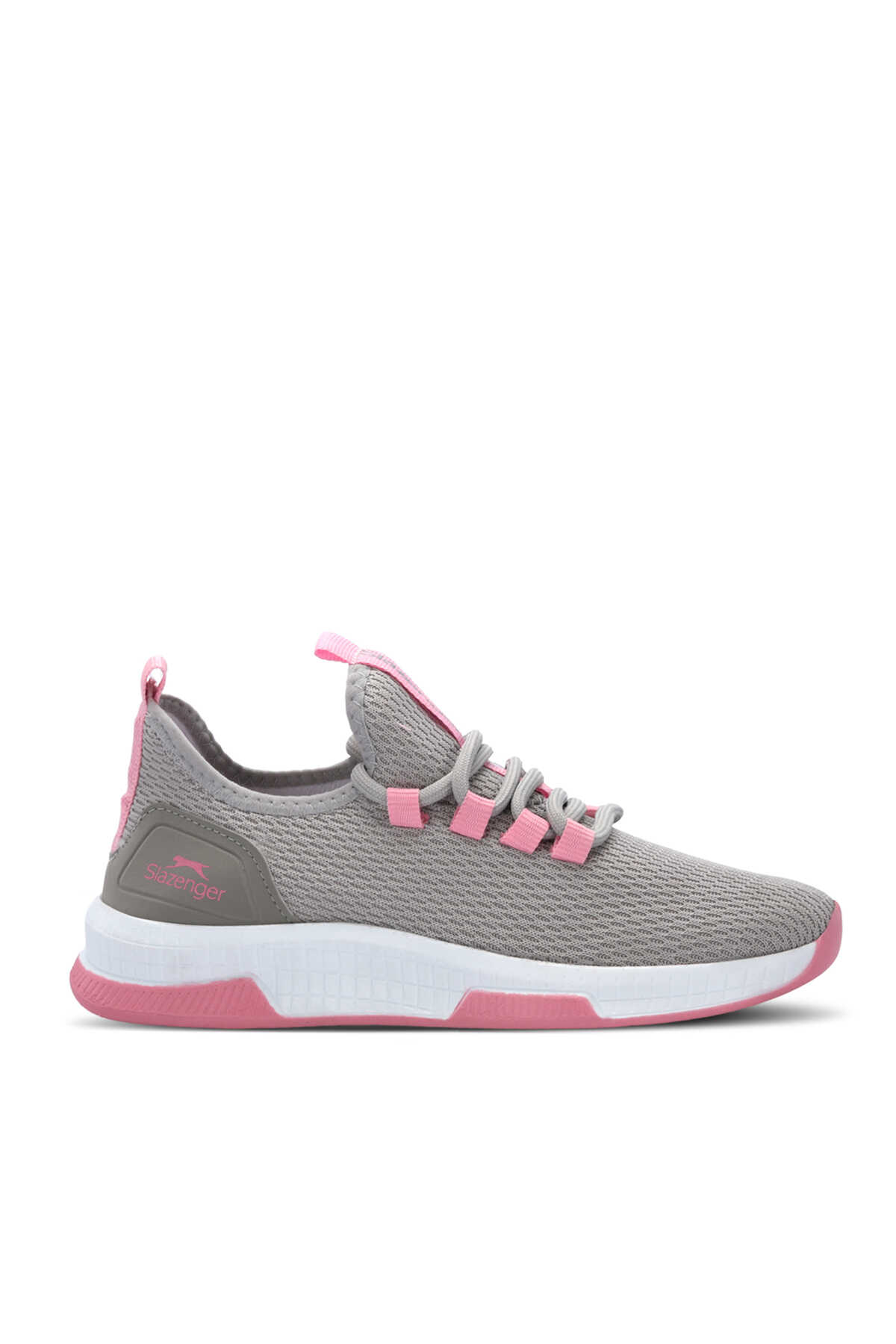 Slazenger - Slazenger ABENA I K Unisex Sneaker Ayakkabı Gri / Pembe