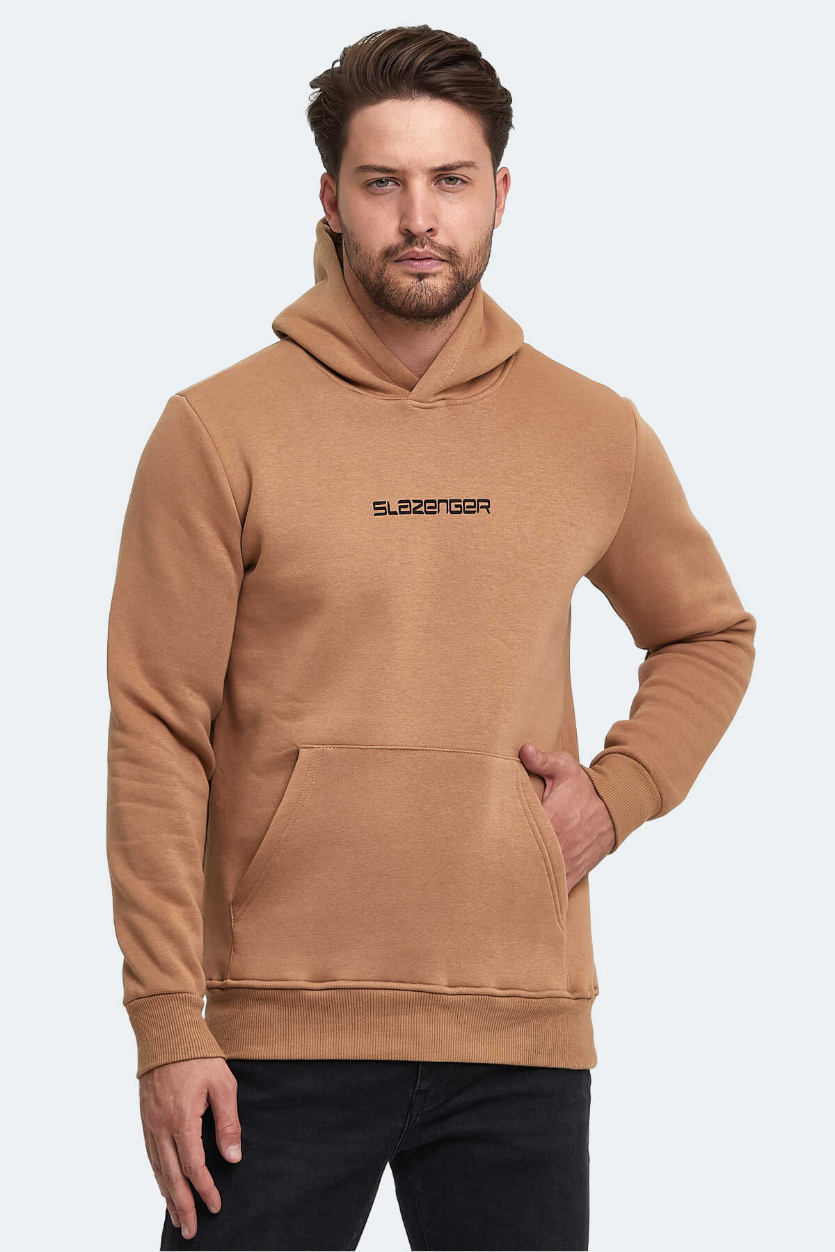 Slazenger - Slazenger BUSTER Erkek Sweatshirt Bej