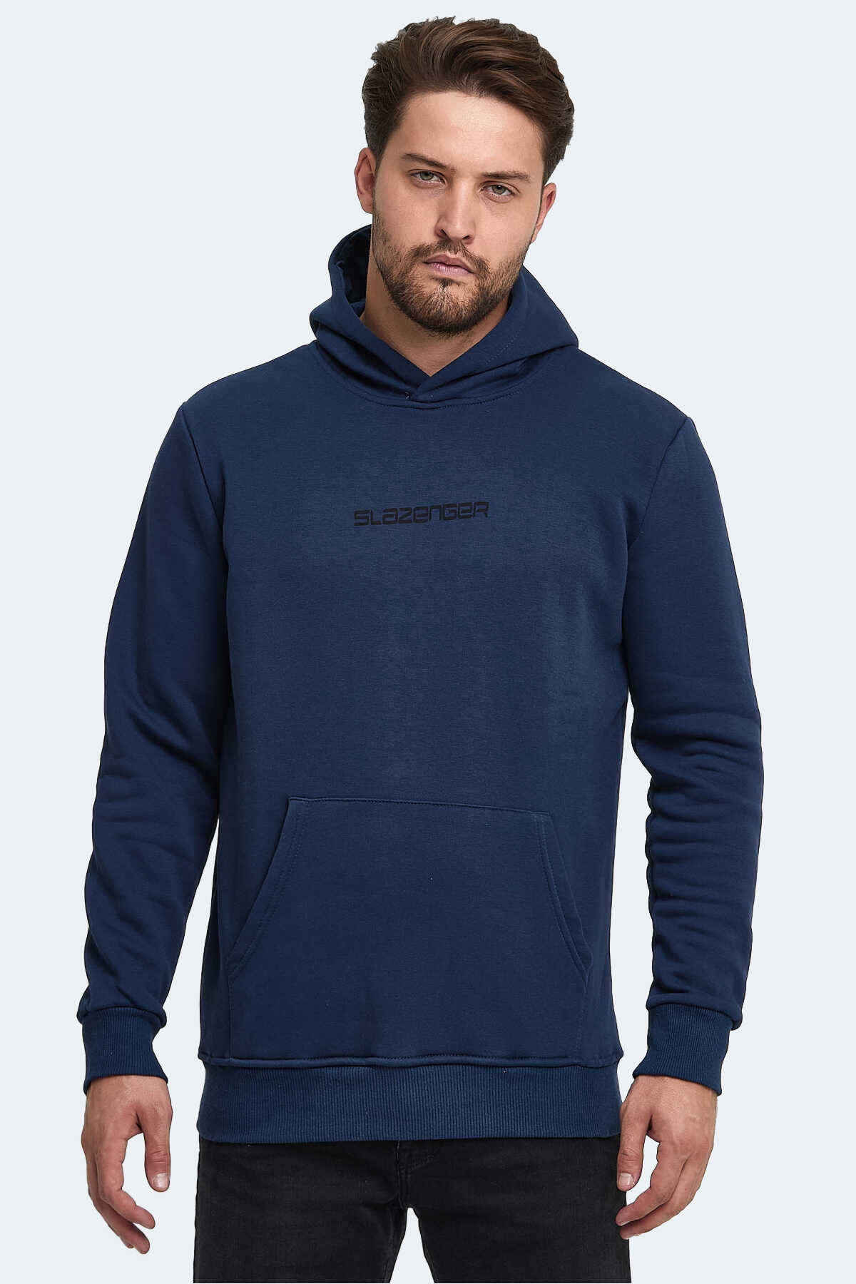 Slazenger - Slazenger BUSTER Erkek Sweatshirt Indigo