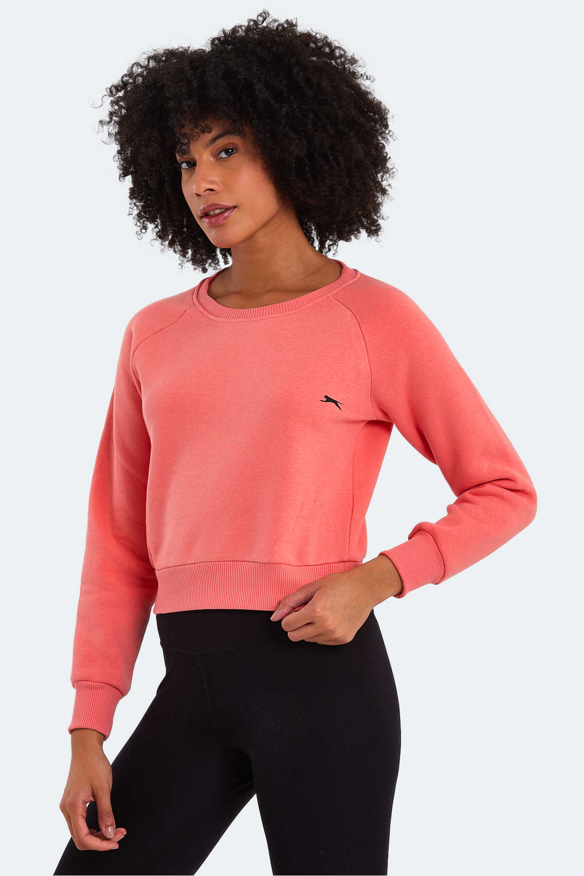 Slazenger - Slazenger KAITO Kadın Sweatshirt Mercan