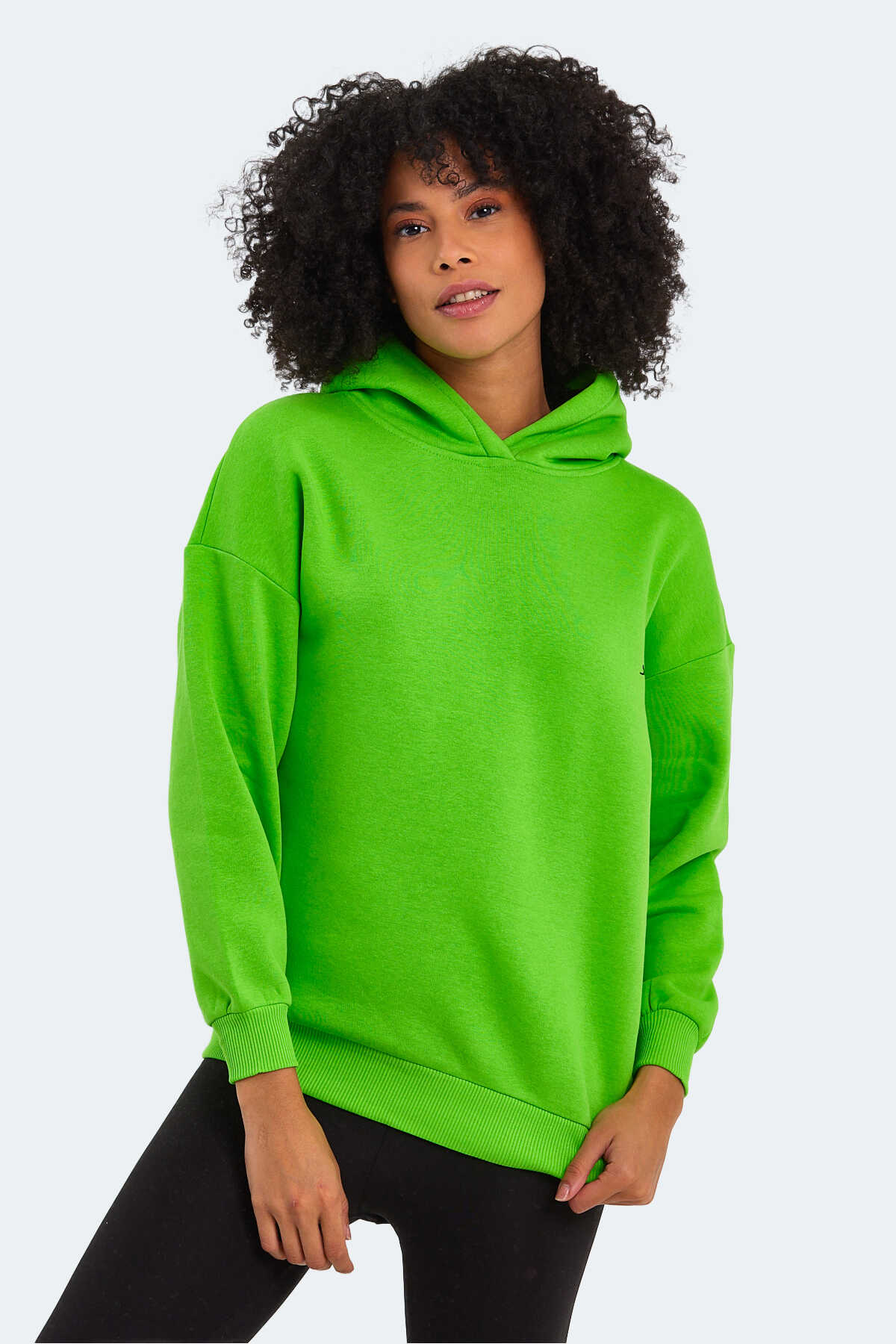 Slazenger - Slazenger KAVEH OVERSIZE Kadın Sweatshirt Nane