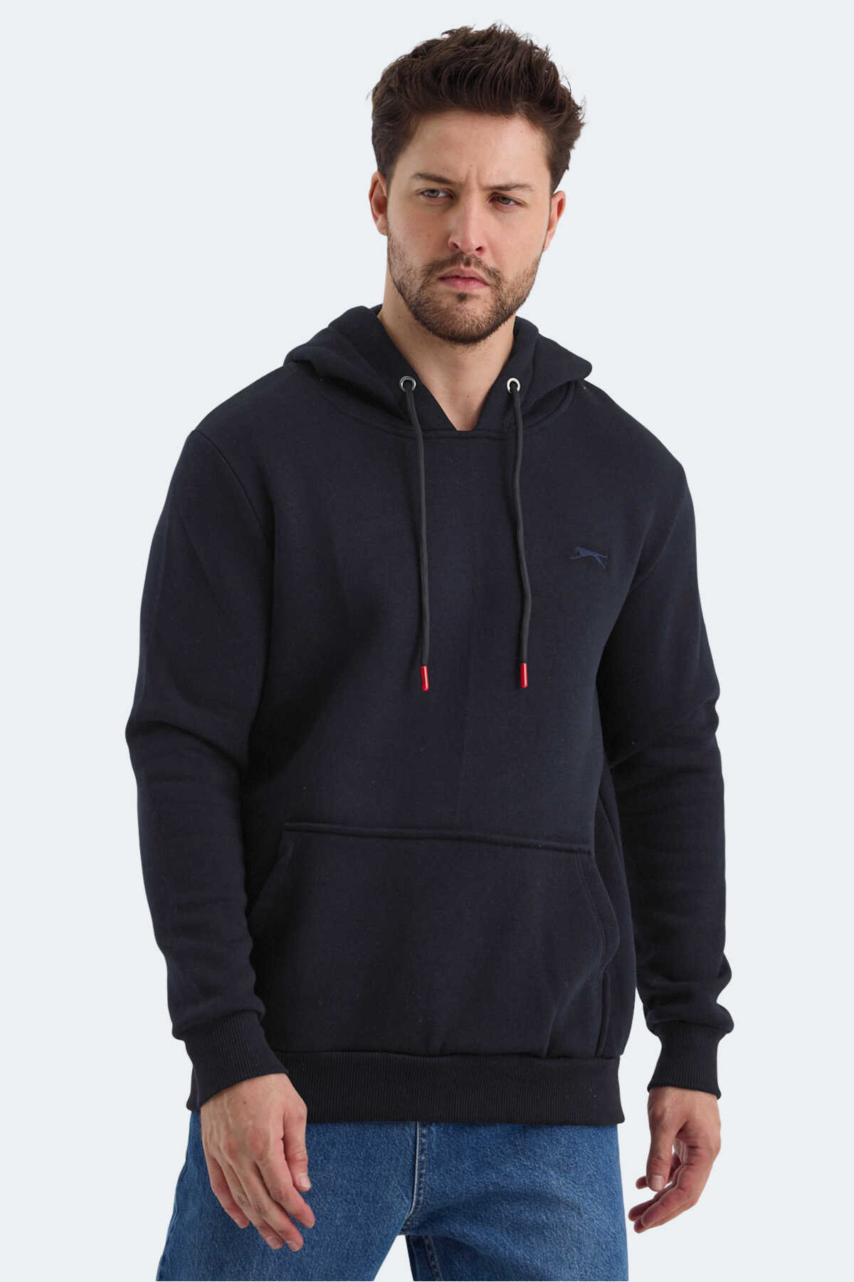 Slazenger - Slazenger KEANS IN Erkek Sweatshirt Lacivert