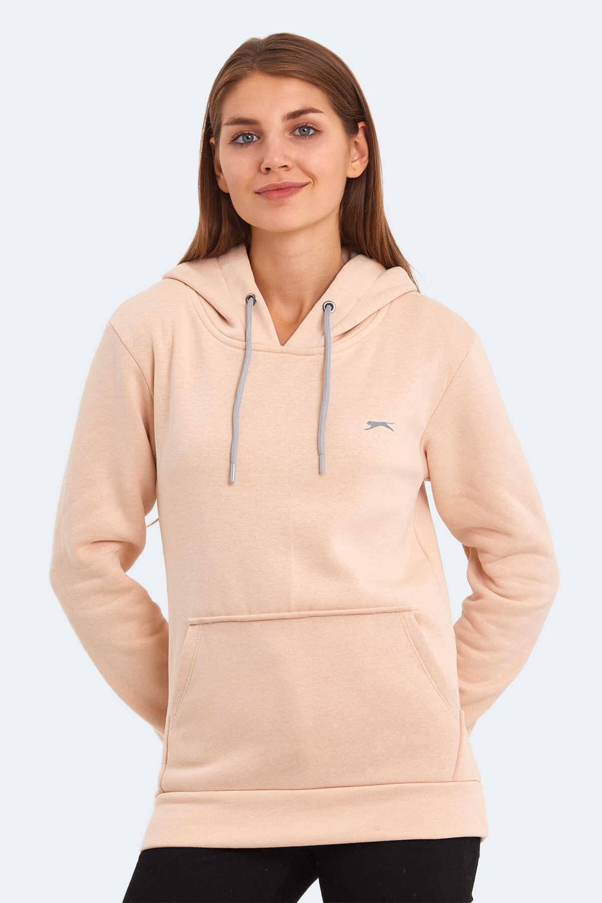 Slazenger - Slazenger KESHIAN IN Kadın Sweatshirt Bej