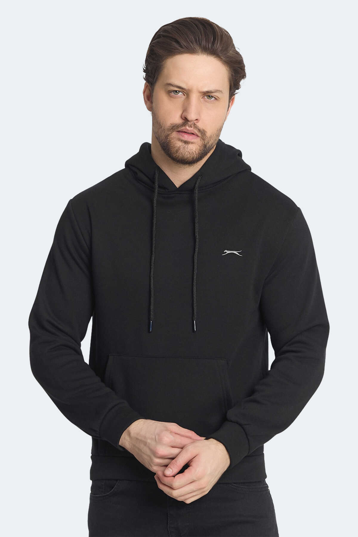 Slazenger - Slazenger KICKSON Erkek Sweatshirt Siyah