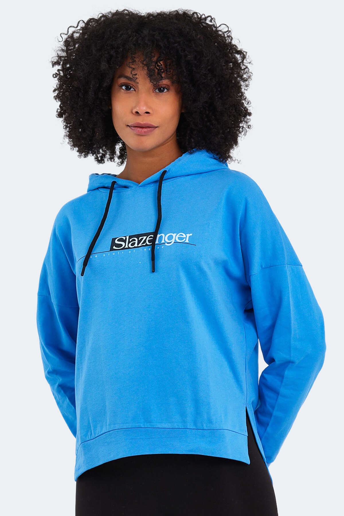 Slazenger - Slazenger MAGNET Kadın Sweatshirt Indigo