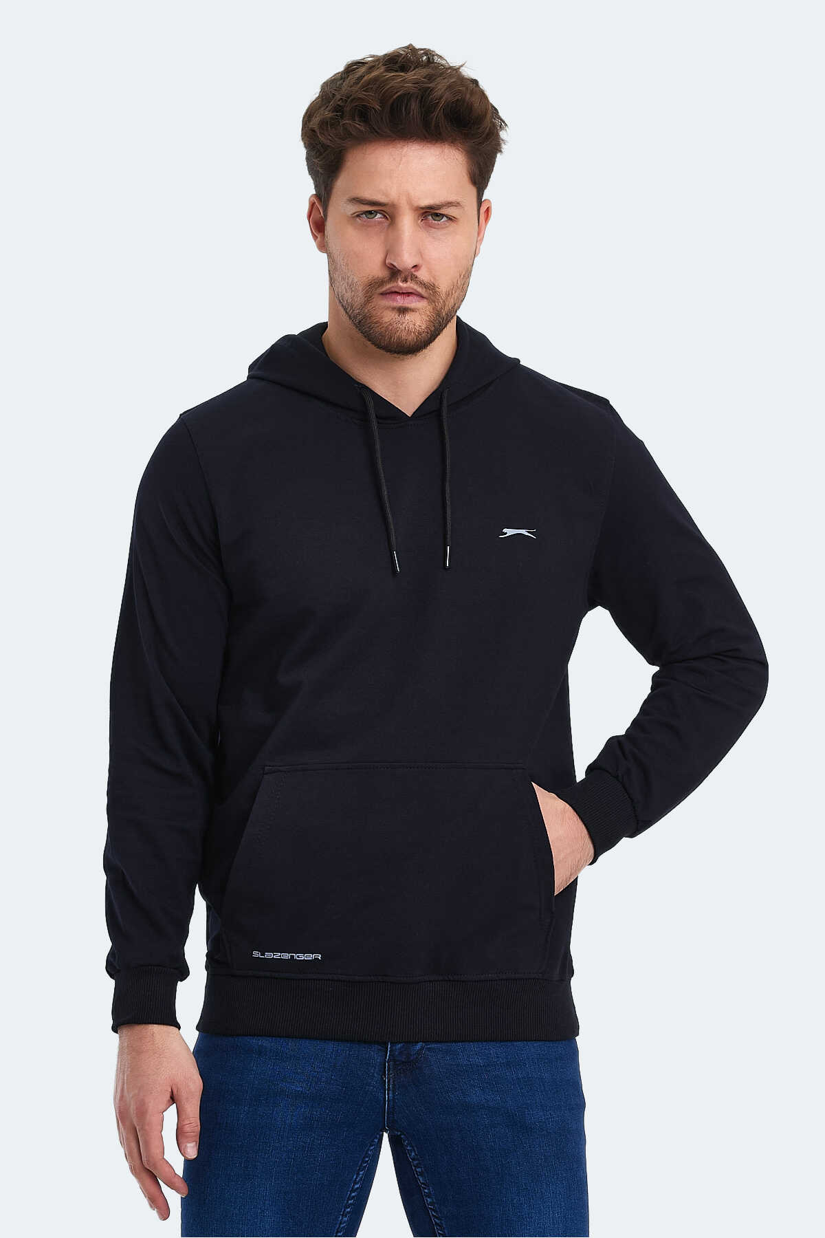 Slazenger - Slazenger OBRA IN Erkek Sweatshirt Lacivert