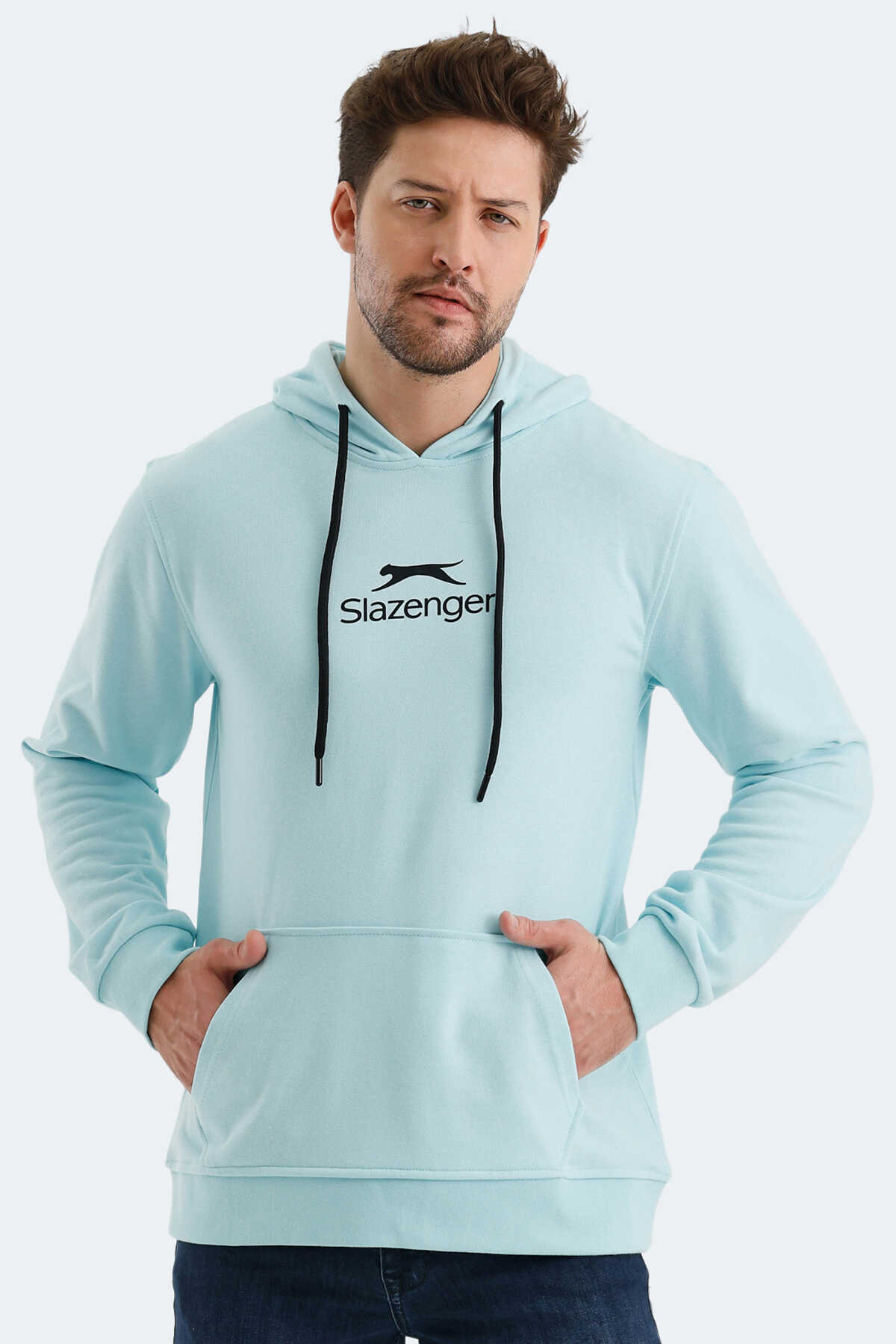 Slazenger - Slazenger ONCA Erkek Sweatshirt Turkuaz