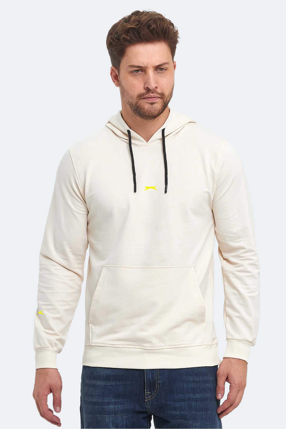 Slazenger - Slazenger OSLO IN Erkek Sweatshirt Bej