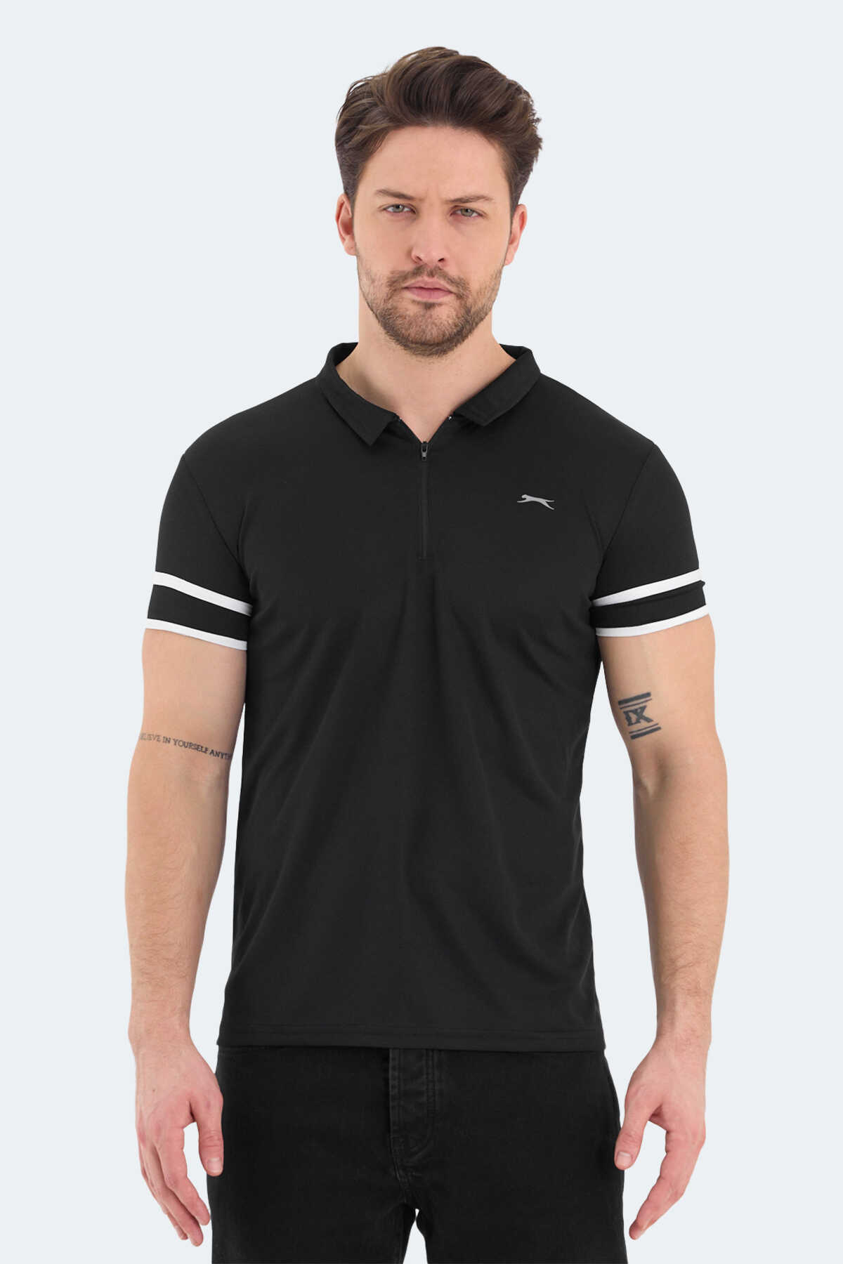 Slazenger - Slazenger REDMOND Erkek Tişört Siyah