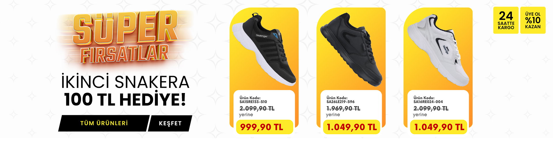 Sneaker - 100 TL Hediye