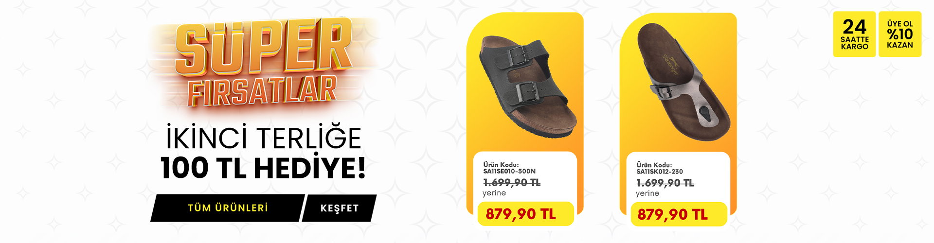 İkinci Terliğe 100 TL