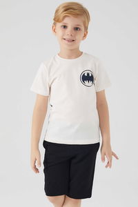 Batman - Batman L1556-3 Erkek Çocuk Vanilya Alt Üst Takım