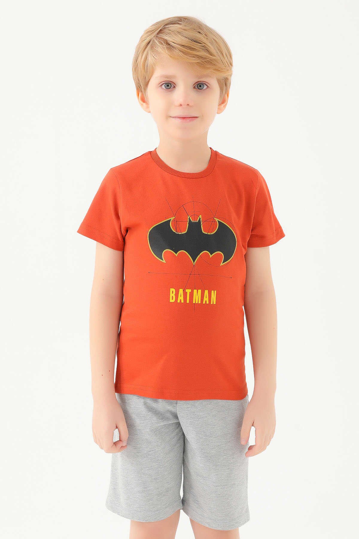 Batman - Batman L1580-2 Erkek Çocuk T-Shirt Tarçın