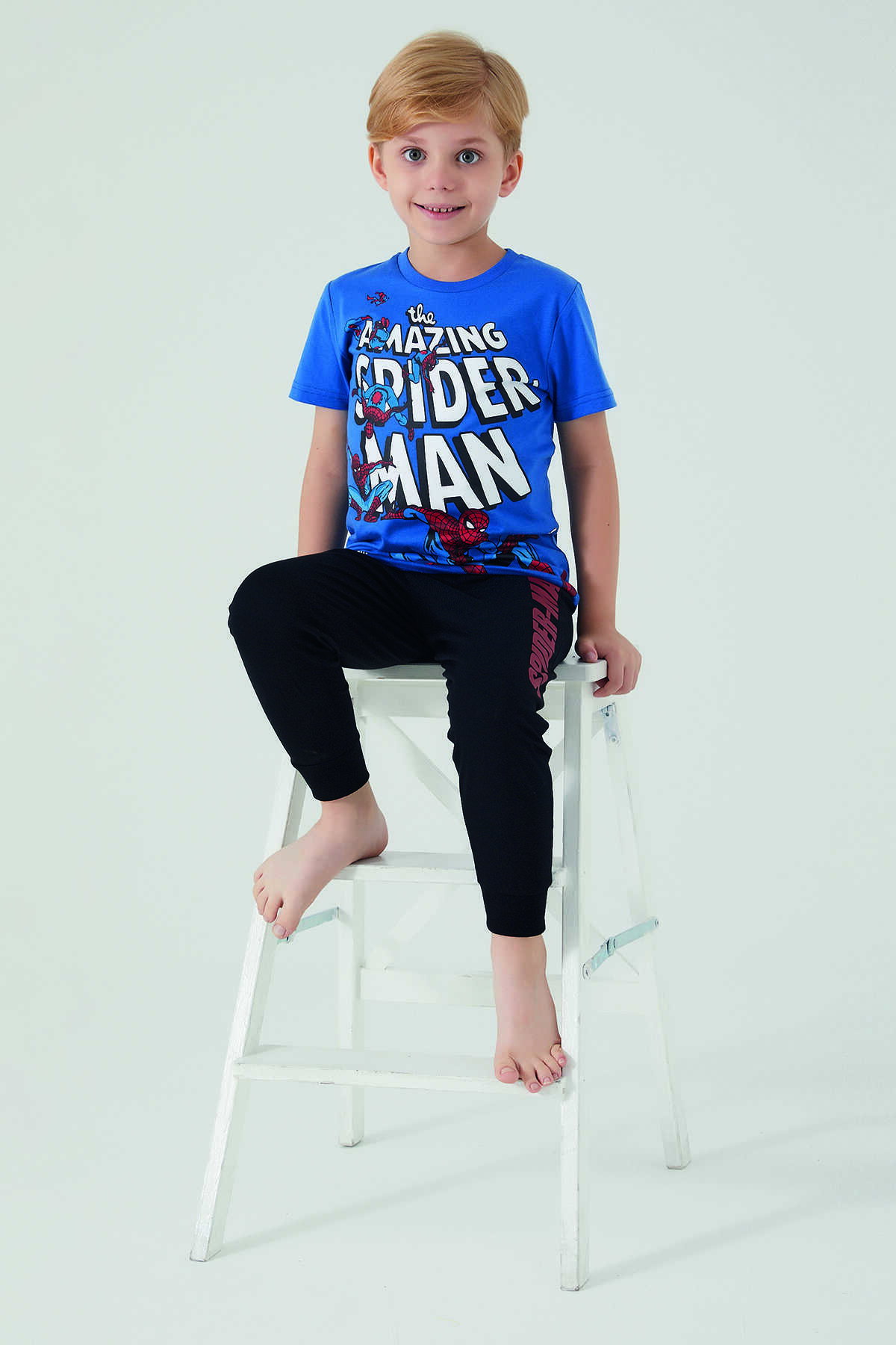 Beyond Amazing D4754-3 Erkek Çocuk Cobalt Pijama - 4