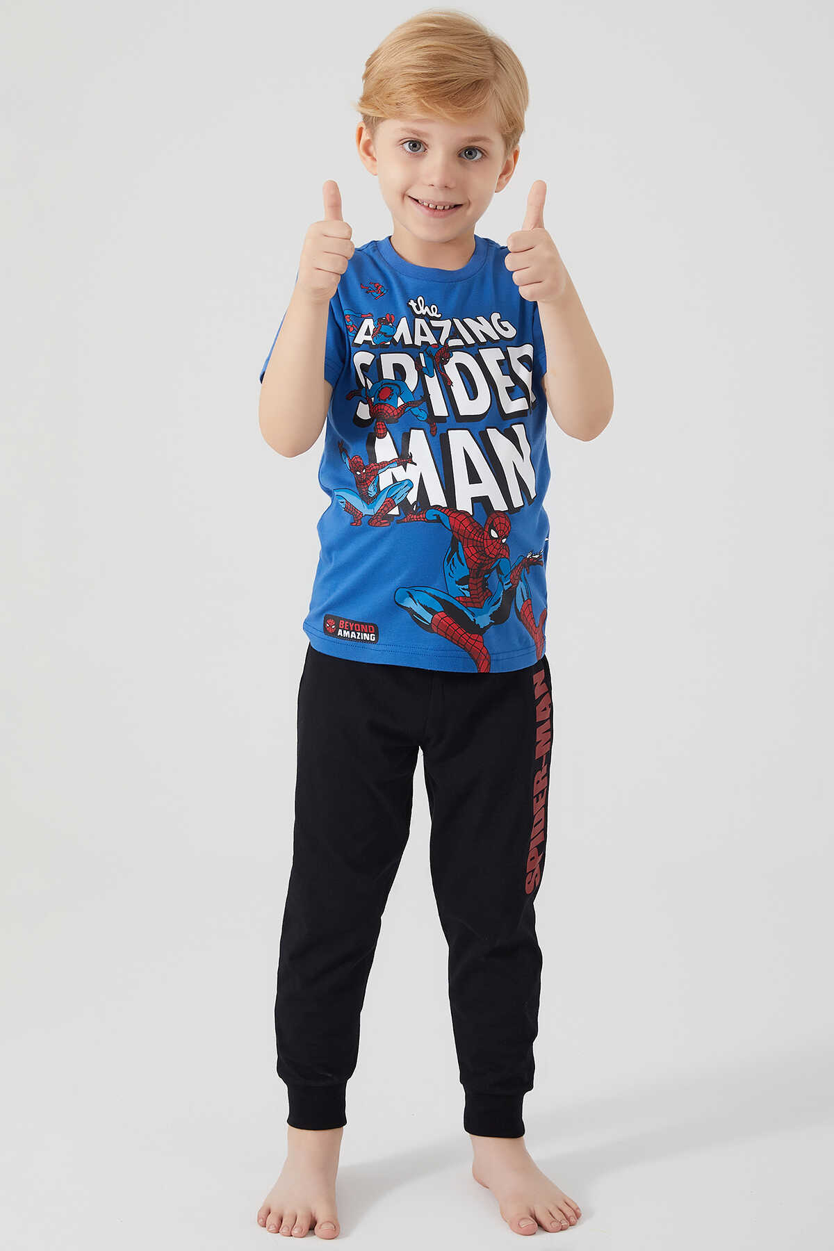 Beyond Amazing D4754-3 Erkek Çocuk Cobalt Pijama - 5