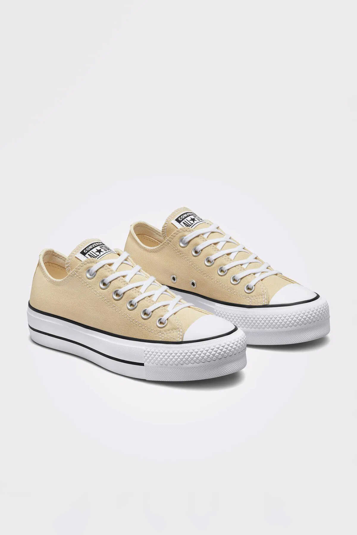 Converse CTAS LIFT OX Unisex Bej / Beyaz / Bej Sneaker Converse CTAS LIFT OX Unisex Bej / Beyaz / Bej Sneaker