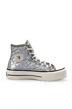 Converse - Converse CTAS LIFT Unisex Gümüş Sneaker