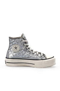 Converse - Converse CTAS LIFT Unisex Gümüş Sneaker