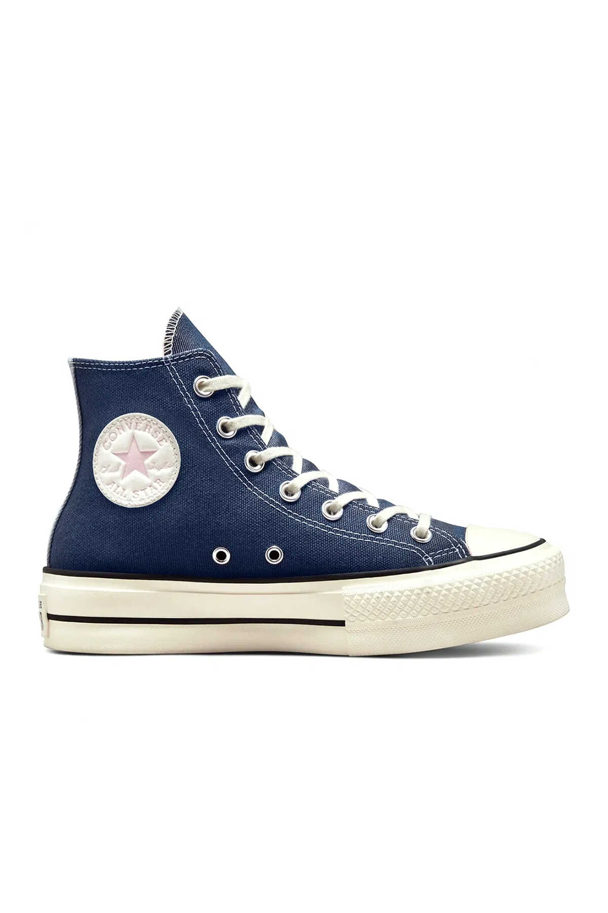 Converse - Converse CTAS LIFT Unisex Sneaker Ayakkabı Lacivert / Bej
