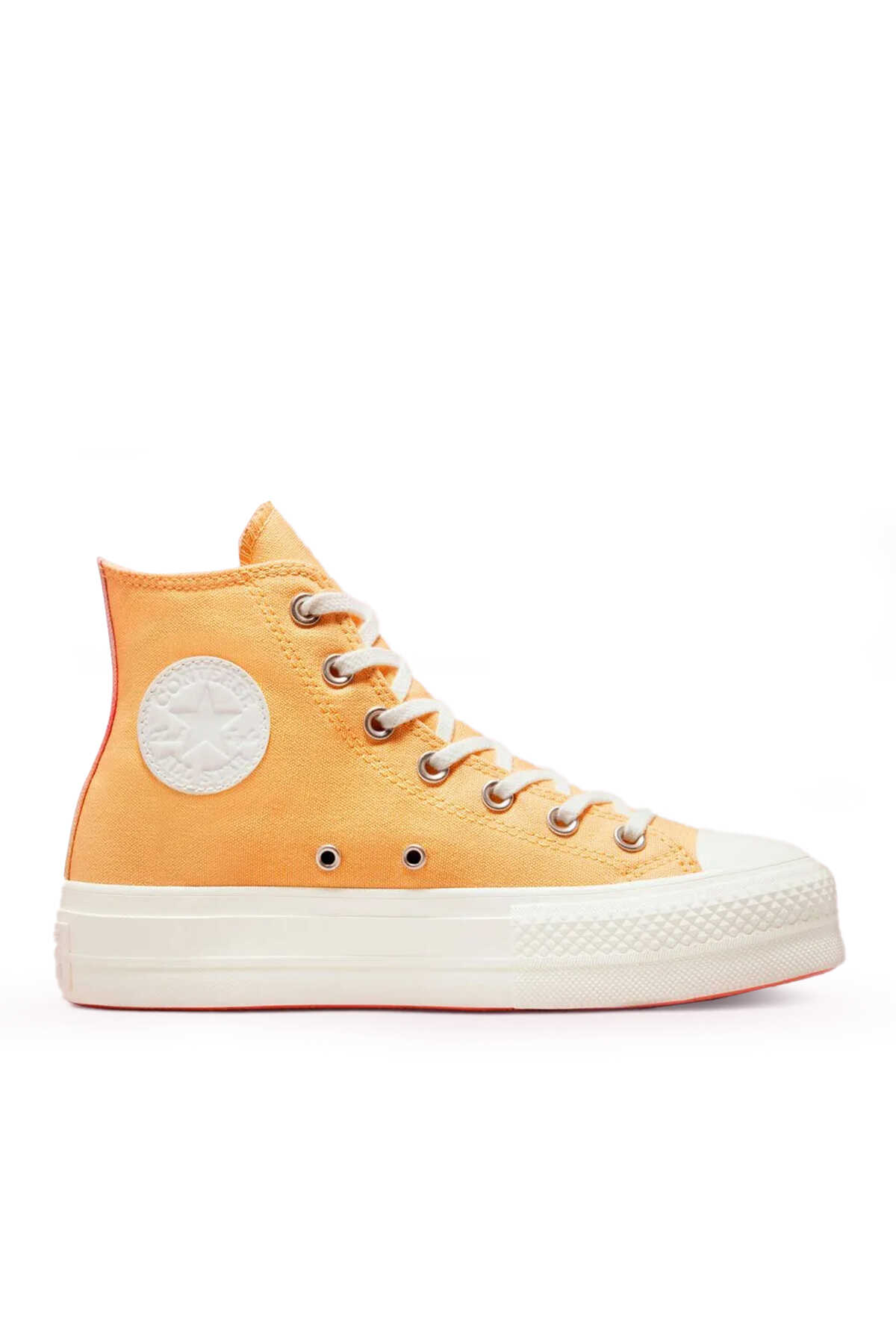 Converse - Converse CTAS LIFT Unisex Sneaker Ayakkabı Turuncu / Bej