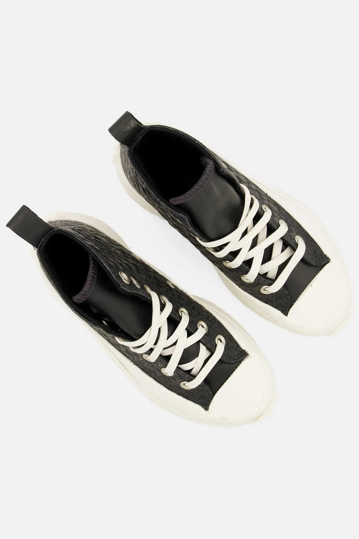 Converse RUN STAR HIKE HI Unisex Siyah Sneaker Converse RUN STAR HIKE HI Unisex Siyah Sneaker