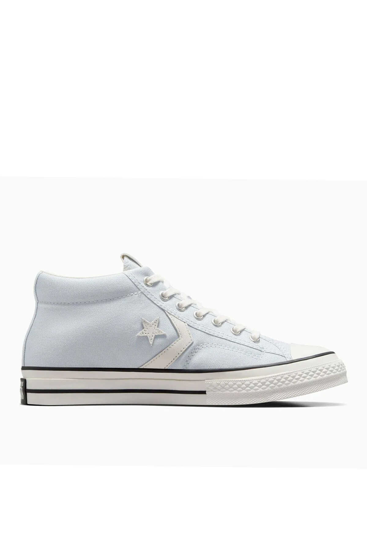 Converse - Converse STAR PLAYER 76 MID Unisex Açık Gri Sneaker
