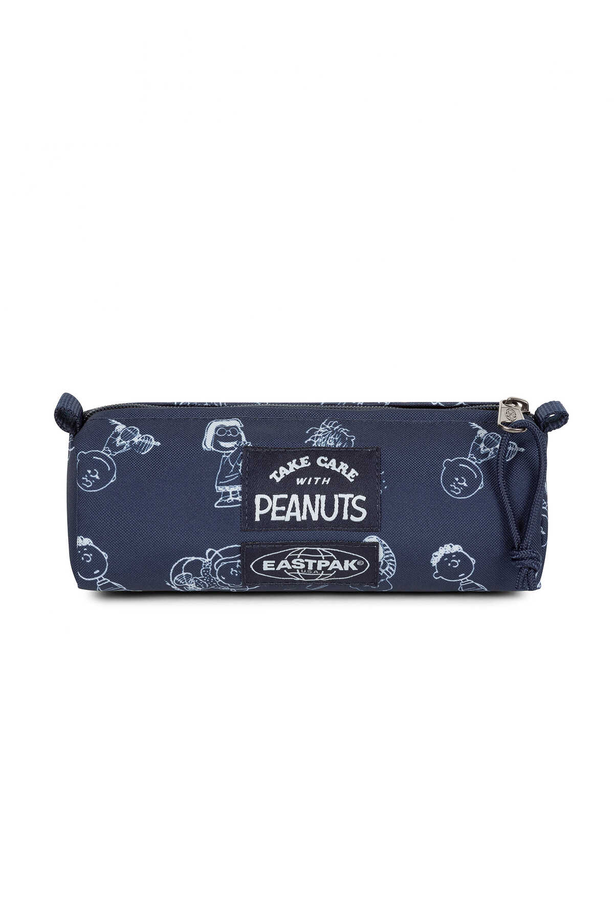 Eastpak - Eastpak BENCHMARK SINGLE Unisex Çocuk Kalem Çantası Peanuts Navy