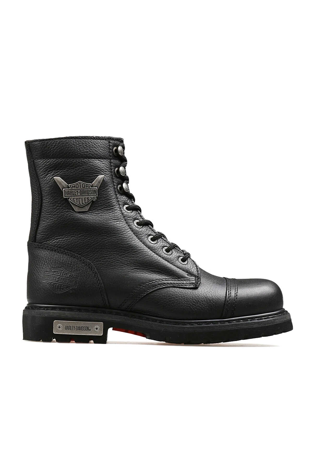 Harley Davidson - Harley Davidson COLMAR Erkek Bot BLACK / BASKILI DERİ
