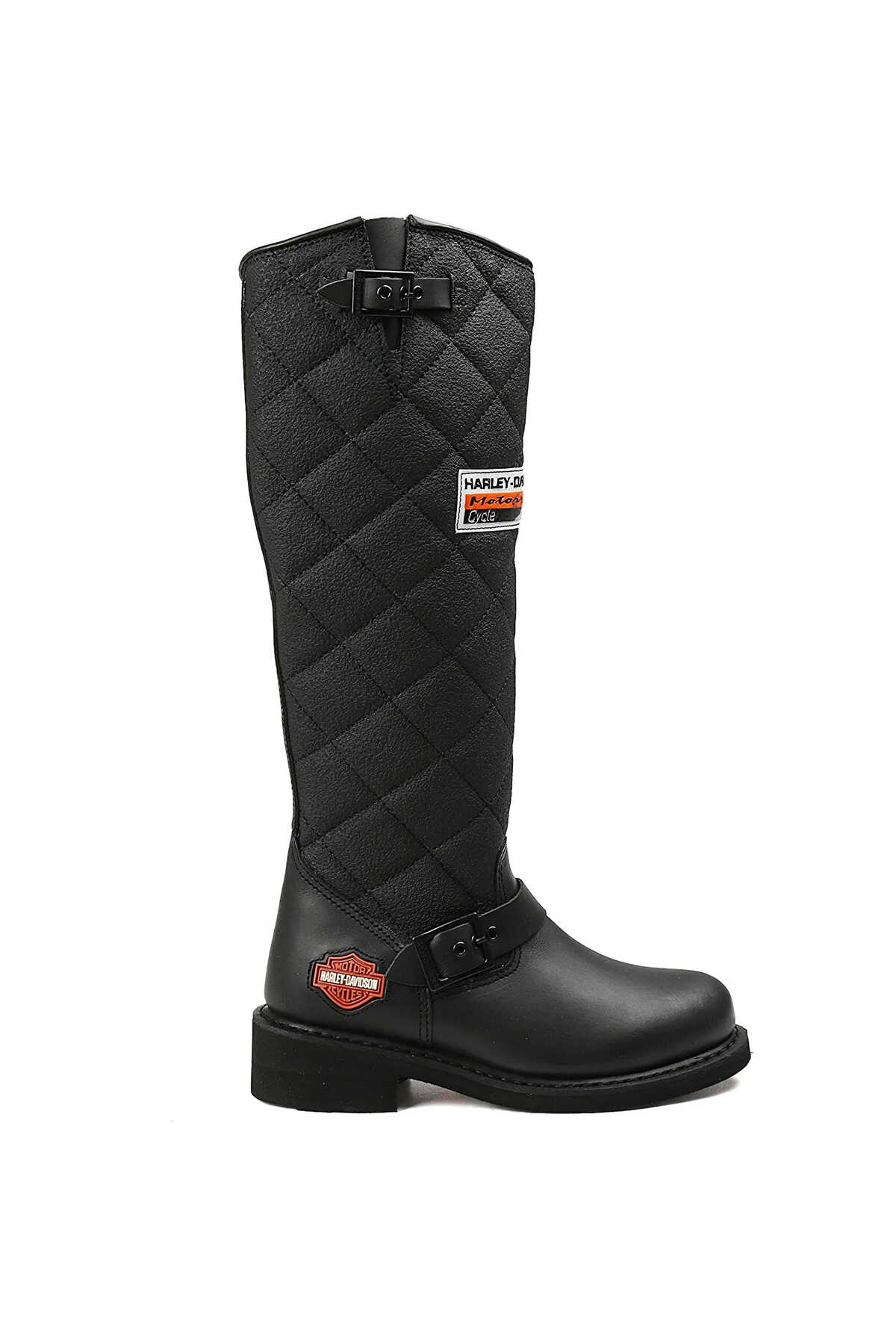 Harley Davidson - Harley Davidson LACONIA HI 646 Unisex Çizme BLACK / YAĞLI DERİ
