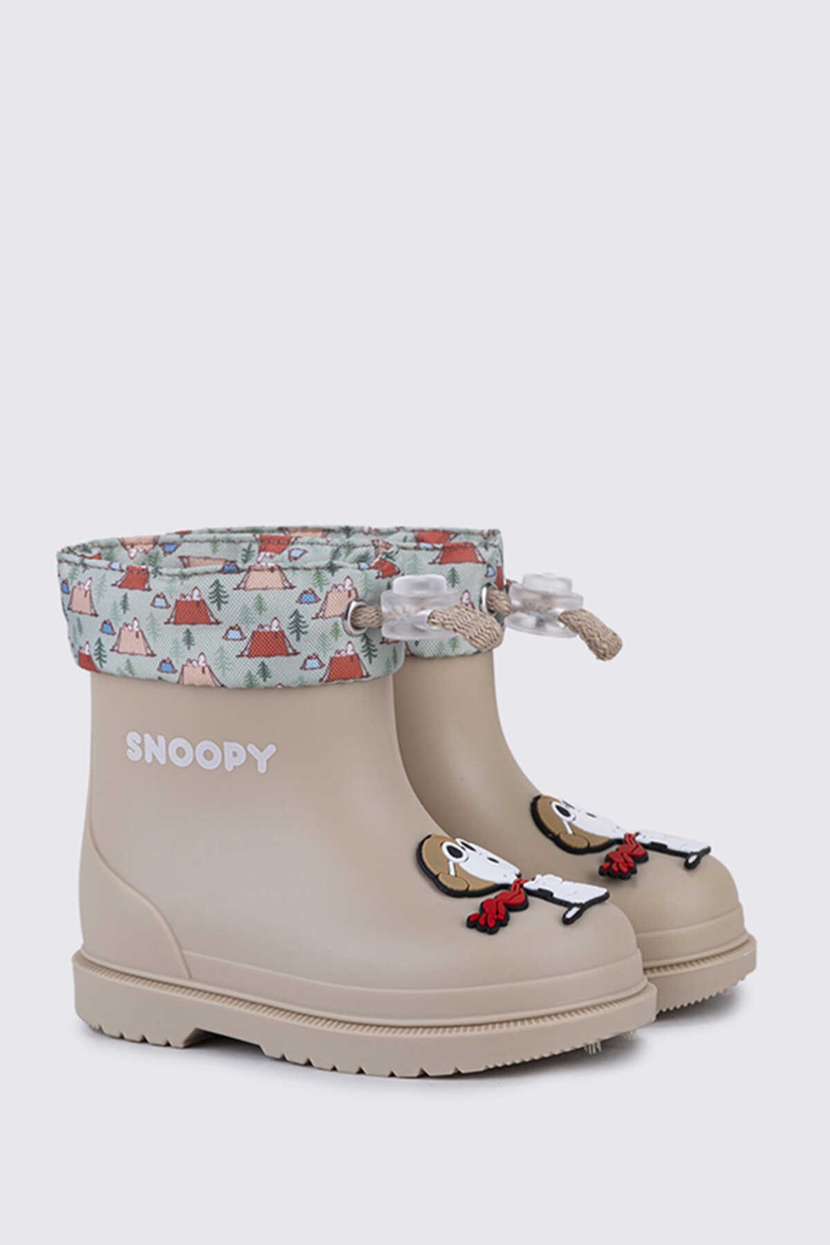 Igor - Igor BIMBI SNOOPY Yağmur Çizmesi Unisex Çocuk Ayakkabı Bej