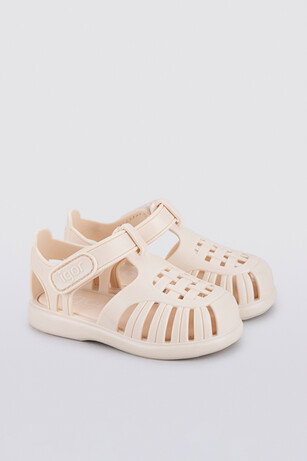 Igor S10271 TOBBY SOLID Kız Çocuk  Fildişi Sandalet 
