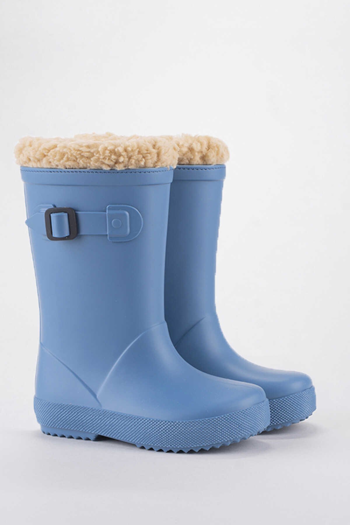 Igor - Igor SPLASH EURI BORREGUITO Yağmur Çizmesi Unisex Çocuk Ayakkabı Açık Mavi