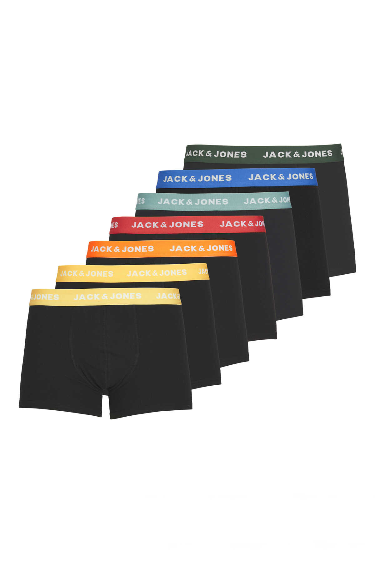  - Jack & Jones 12230353 (7 li) Erkek Boxer Siyah