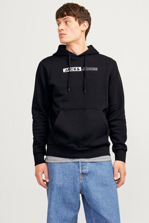 Jack & Jones 12233599 Erkek  Siyah Sweatshırt 