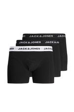 Jack & Jones - Jack & Jones 12254363 3 lü Erkek Siyah Boxer Jack & Jones - Jack & Jones 12254363 3 lü Erkek Siyah Boxer