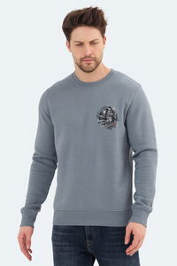 Jack & Jones - Jack & Jones 12256818 Erkek Mavi Sweatshırt Jack & Jones - Jack & Jones 12256818 Erkek Mavi Sweatshırt