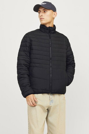 Jack & Jones 12256985 Erkek  Siyah Mont & Kaban 