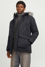 Jack & Jones - Jack & Jones 12258406 Erkek Siyah Mont & Kaban