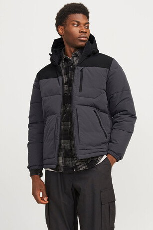 Jack & Jones 12258416 Erkek  Antrasit Mont & Kaban 