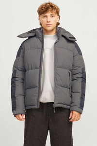 Jack & Jones - Jack & Jones 12260428 Erkek Gri Mont & Kaban