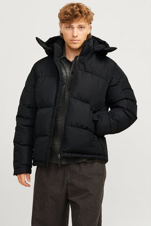Jack & Jones 12260428 Erkek  Siyah Mont & Kaban 