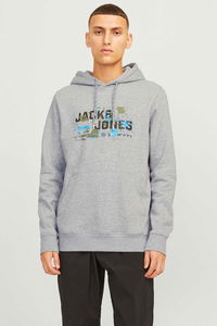 Jack & Jones - Jack & Jones 12261670 Erkek Gri Sweatshirt