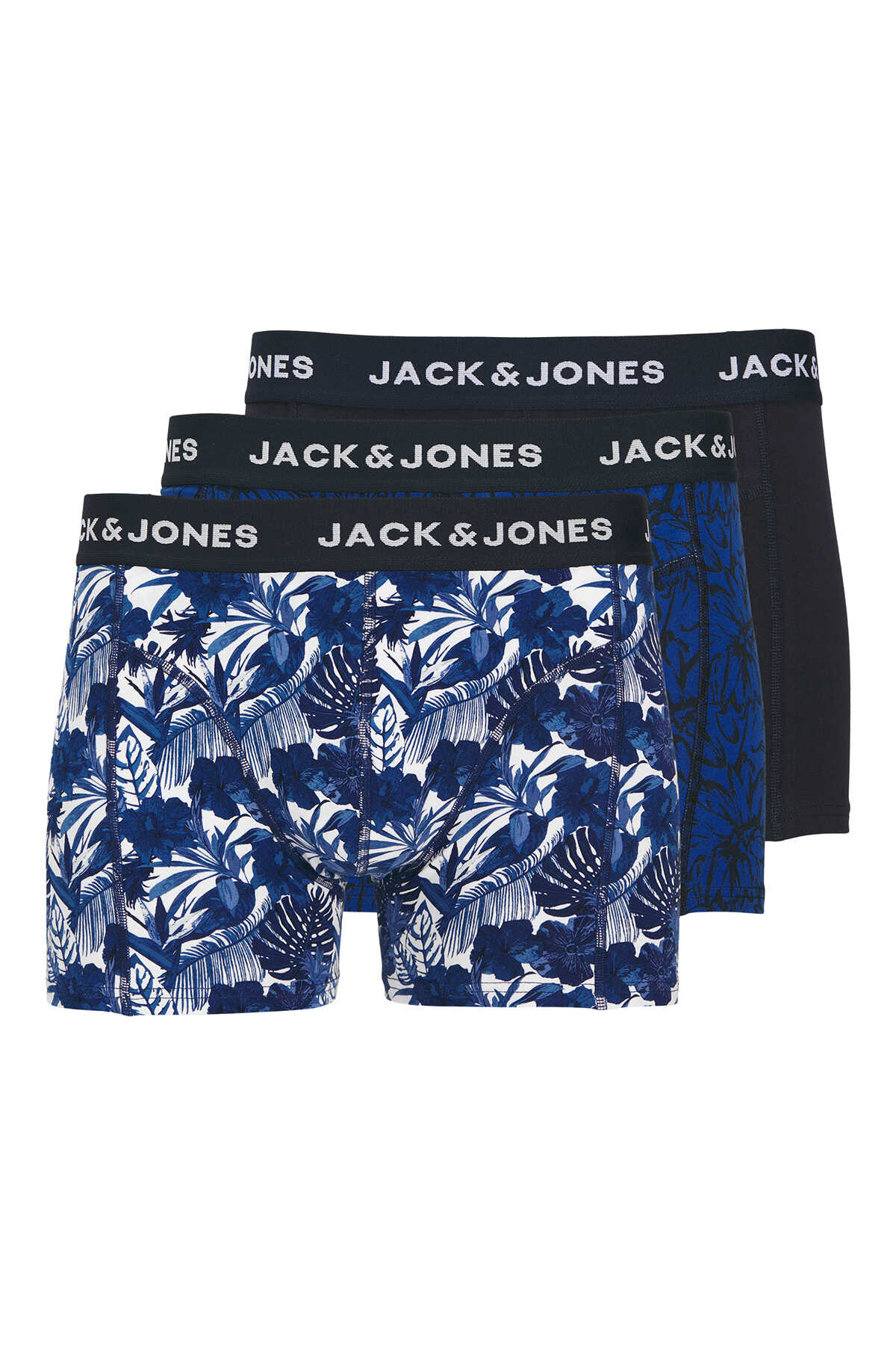  - Jack & Jones 12267054 (3 lü) Erkek Boxer Mavi