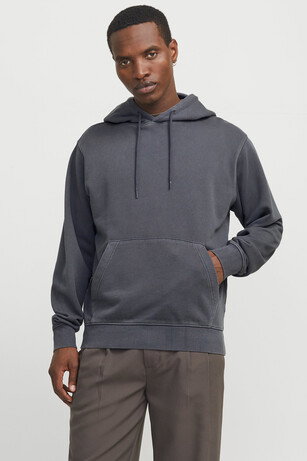 Jack & Jones 12268272 Erkek  Koyu Gri Sweatshırt 