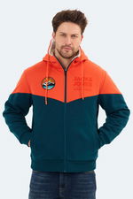 Jack & Jones - Jack & Jones 12269593 Erkek Turuncu Sweatshırt