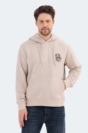 Jack & Jones 12275152 Erkek Bej Sweatshırt