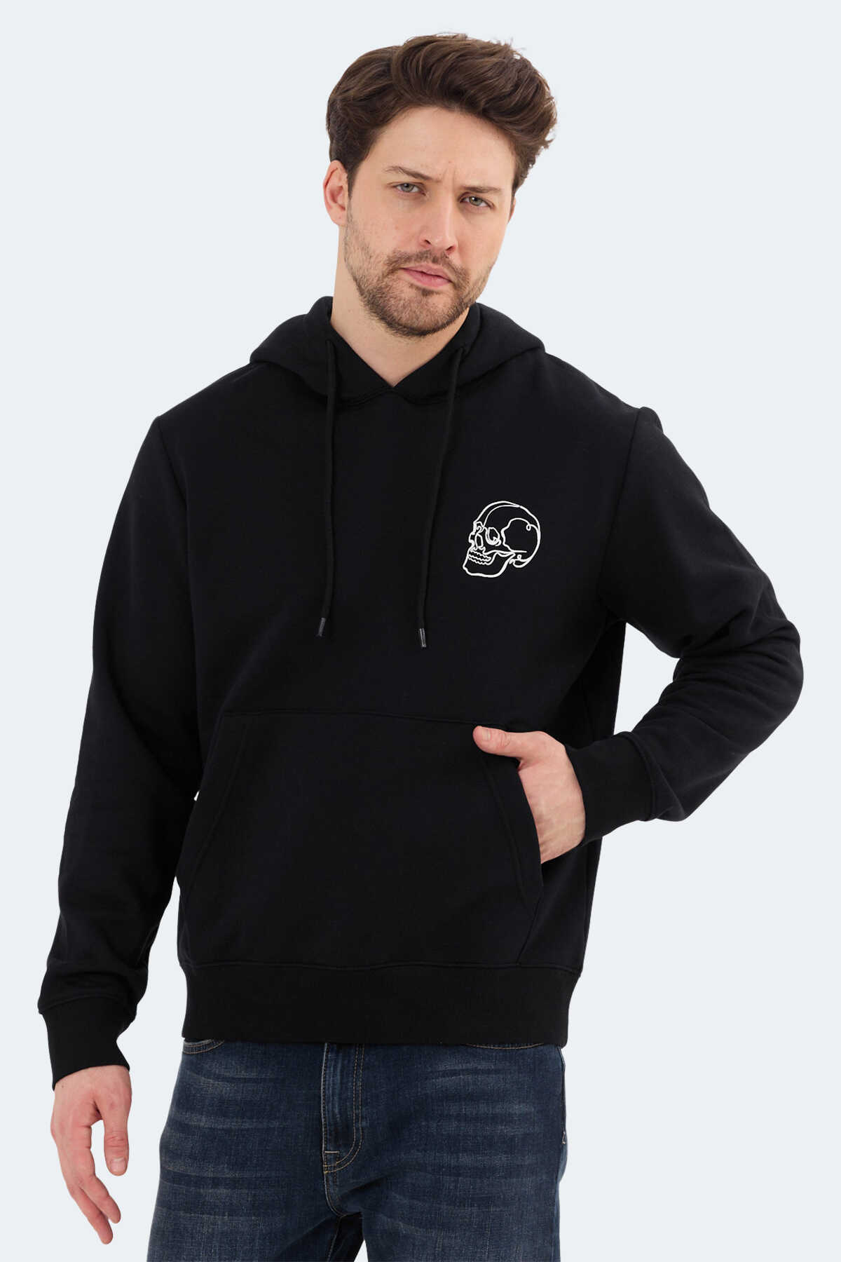 Jack & Jones - Jack & Jones 12275152 Erkek Sweatshirt Siyah