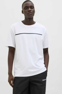 Jack & Jones - Jack & Jones JCOFUSION Erkek Beyaz Tişört